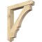 Ekena Millwork Balboa Arts and Crafts Rough Sawn Bracket w/ Offset Brace, Douglas Fir, 6"W x 34"D x 38"H BKT0604X34X38BOA03RDF - alternate 1